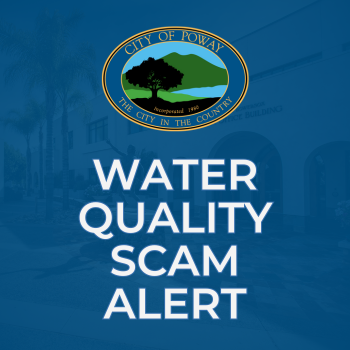 Water Quality Scam Alert