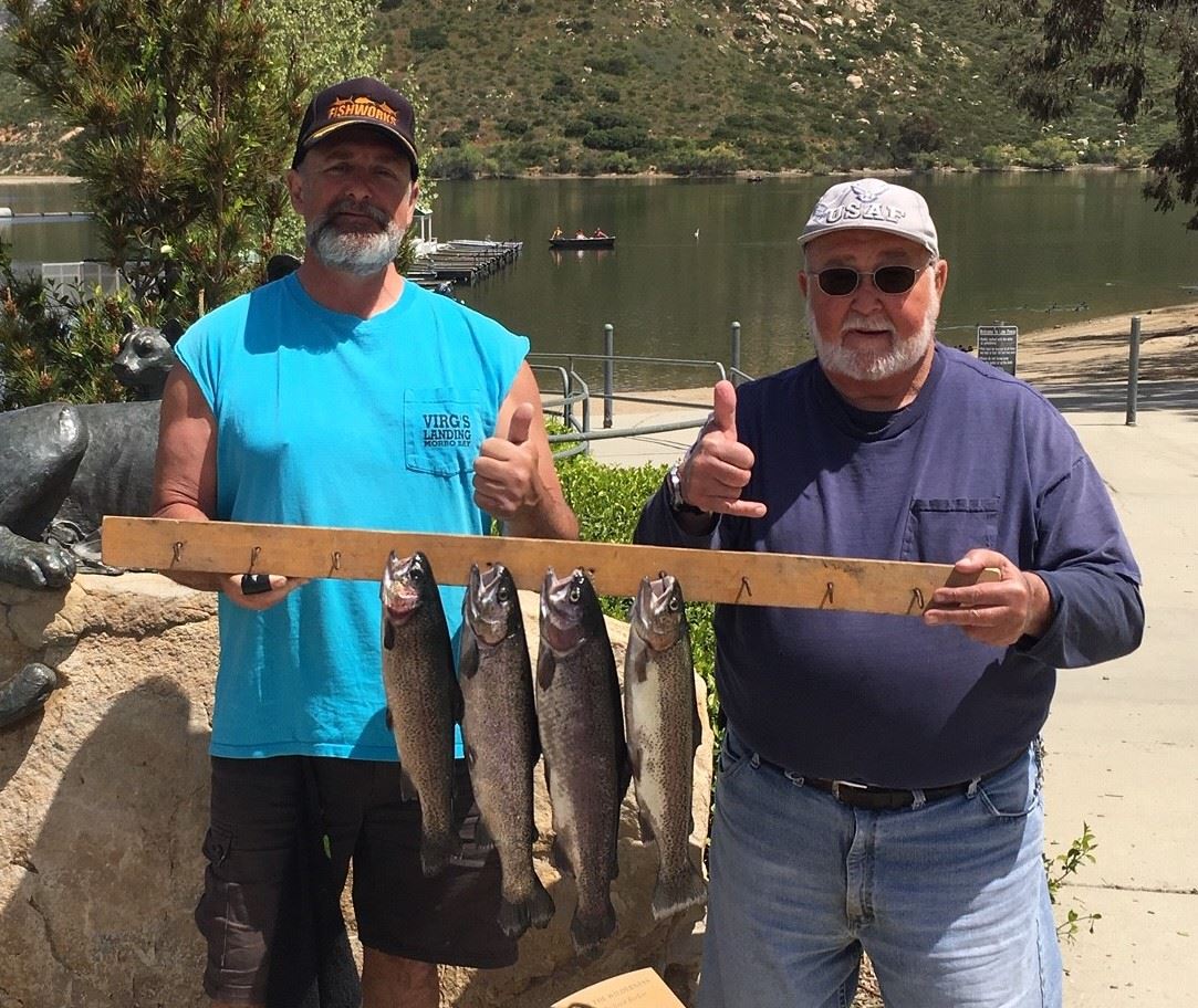Les and John Crine, slow deep troll middle lake nigth crawler c