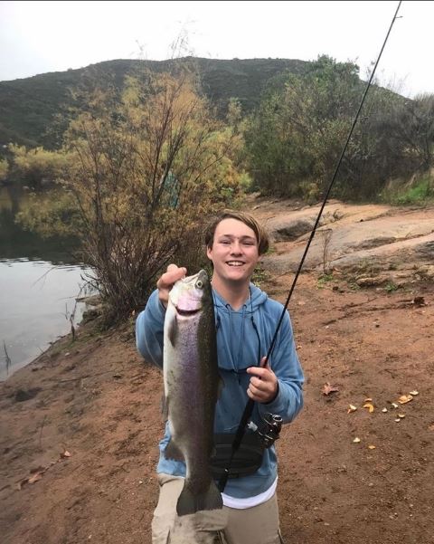 2019 Biggest Trout Contest Winner Jack Smith