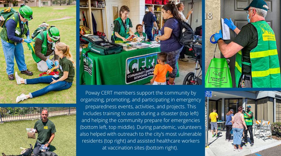 Poway CERT members train to assist during emergencies, support outreach efforts