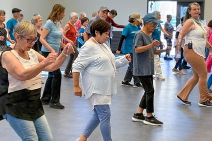 Rollin and Strollin Class in motion dancing