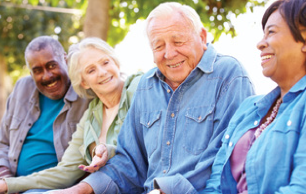 4 Older Adults Laughing 