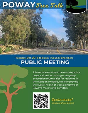 Poway Tree Talk flyer