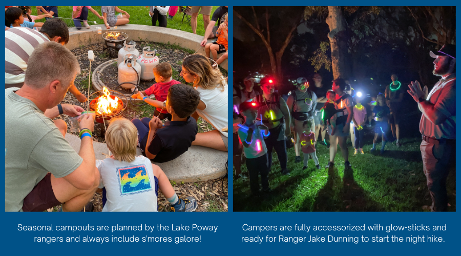 Lake Poway Rangers spotlight: s'mores and night hikes are some of the activities rangers plan