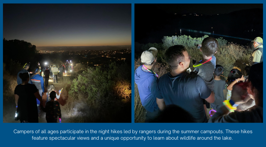 Lake Poway Rangers spotlight: night hikes are lead by rangers